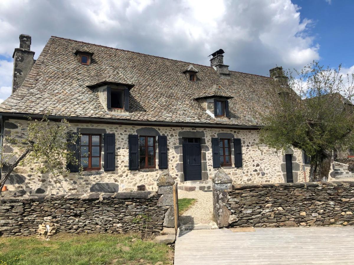 Maison Typique Auvergnate, Piscine Et Four A Pain Saint-Christophe-Les-Gorges Luaran gambar